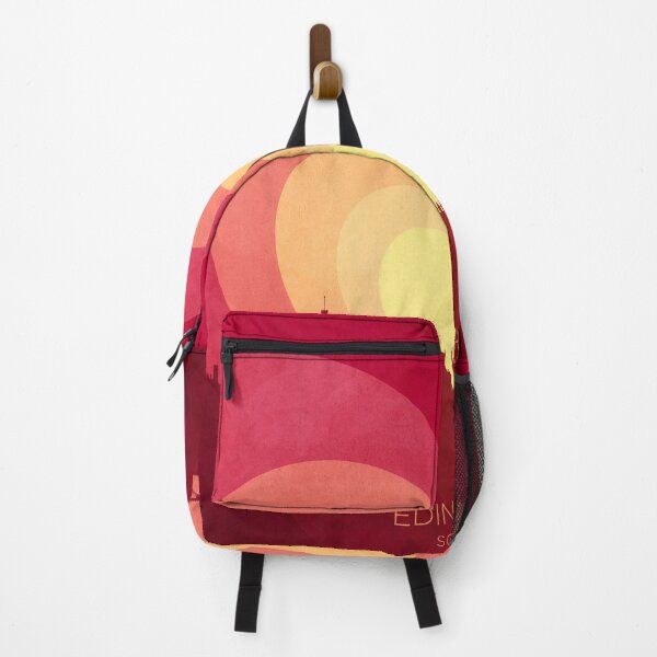 Item preview, Edinburgh Scotland Skyline Hearts Red Yellow designed and sold by ArtPrints.