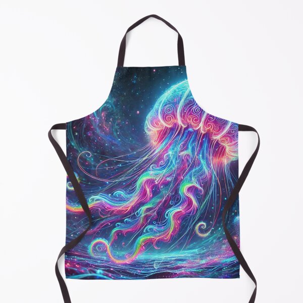 Item preview, Psychedelic Jellyfish – Dancer of Cosmic Currents designed and sold by VividWilds.