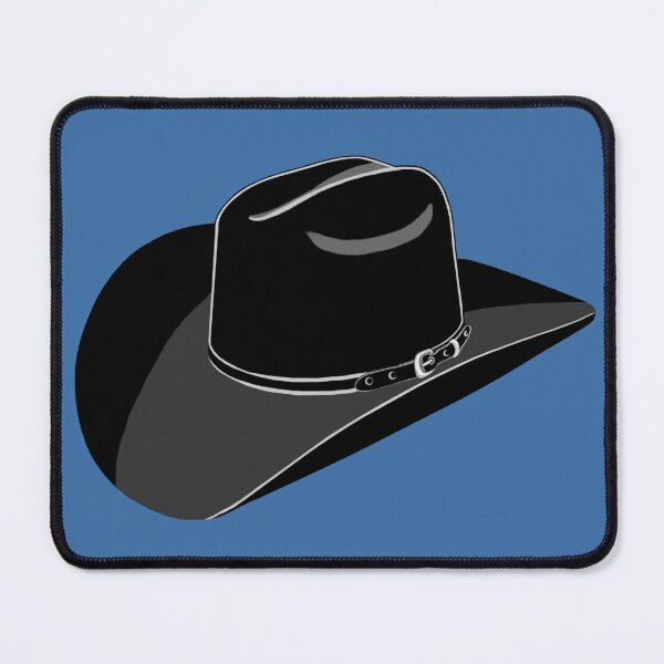 Item preview, Black Cowboy Hat – Western Style Vintage Rodeo Attire  designed and sold by Phat Dog Designs .