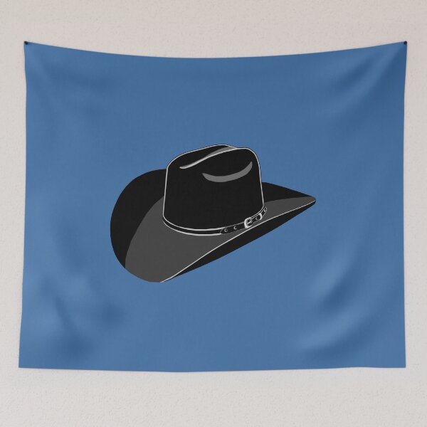 Item preview, Black Cowboy Hat – Western Style Vintage Rodeo Attire  designed and sold by Phat Dog Designs .