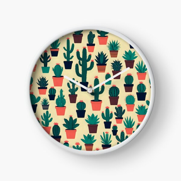 Vista previa del artículo con la obra «Fundo amarelo con cactus y suculentas», diseñado y vendido por Sucullina.