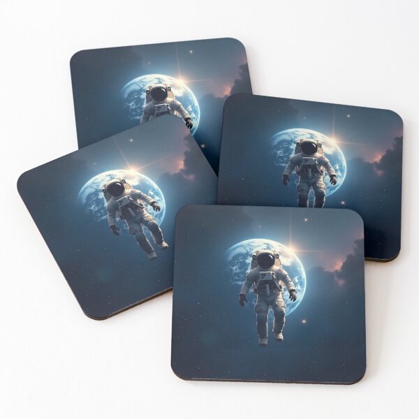 Item preview, Guardian of the Cosmos: Astronaut Over Earth designed and sold by AbstractAuraArt.