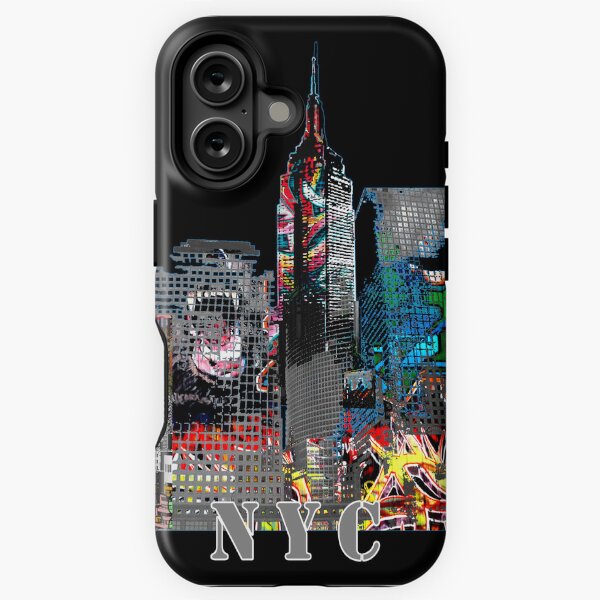 Item preview, New York City Graffiti Urban Skyline Art designed and sold by Phat Dog Designs .