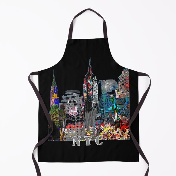 Item preview, New York City Graffiti Urban Skyline Art designed and sold by Phat Dog Designs .