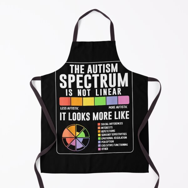 Item preview, The Autism Spectrum Is Not Linear Autism Awareness Month designed and sold by Alluka Brand.
