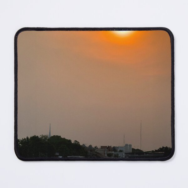 Item preview, A traditional longtail boat silhouetted against a stunning sunset on the Chao Phraya River, Bangkok designed and sold by BARTISTA DESIGN.