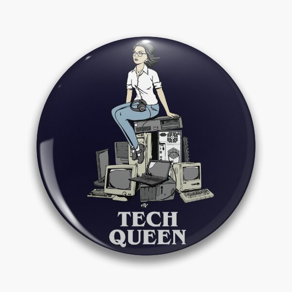 Item preview, Tech Queen - Queen of Computers designed and sold by Nerd Shizzle.