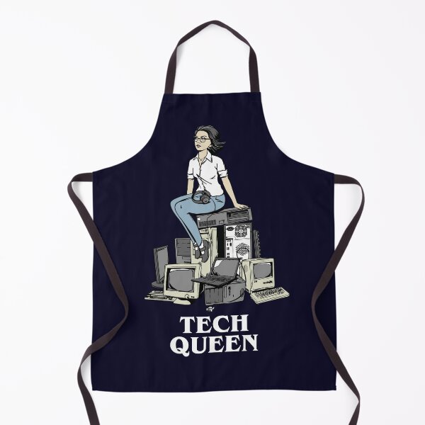 Item preview, Tech Queen - Queen of Computers designed and sold by Nerd Shizzle.