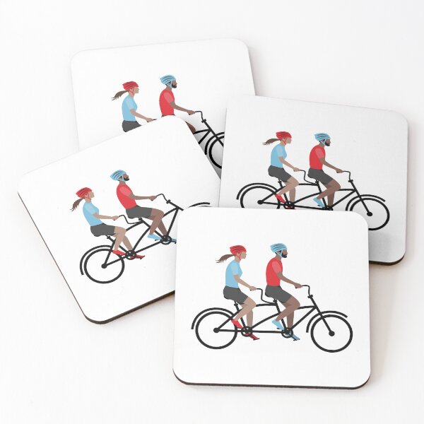 Item preview, Tandem bike riders designed and sold by MarleinWinter.