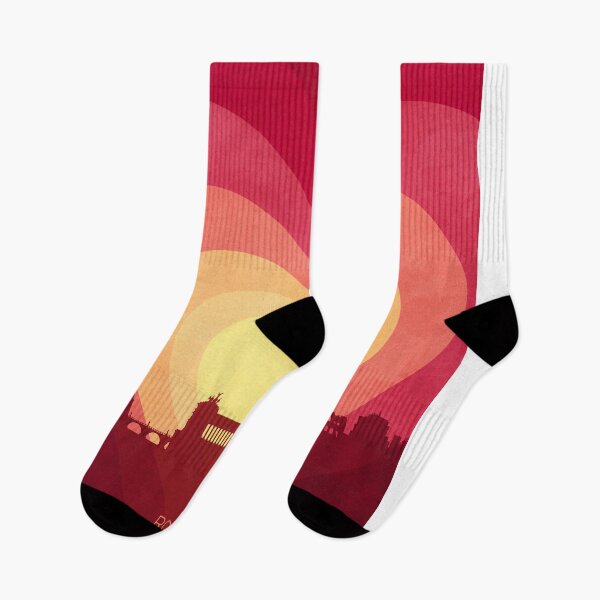 Item preview, Rome Italy Skyline Hearts Red Yellow designed and sold by ArtPrints.
