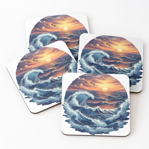 Artikelvorschau, Ozeanwelle entworfen und verkauft von Stickermagician.