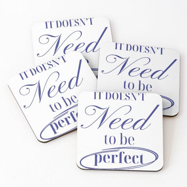 Item preview, It Doesn’t Need to Be Perfect - Spread the Message designed and sold by Ari Mun.