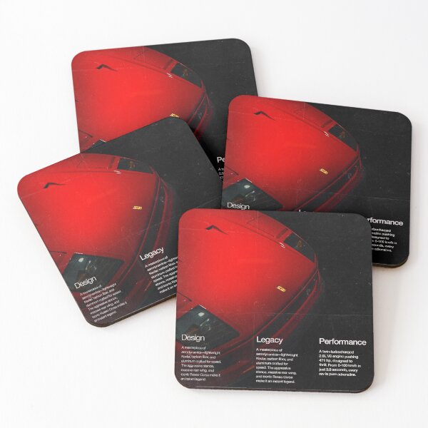 Item preview, Ferrari F40 Magazine Cover designed and sold by aliigal.