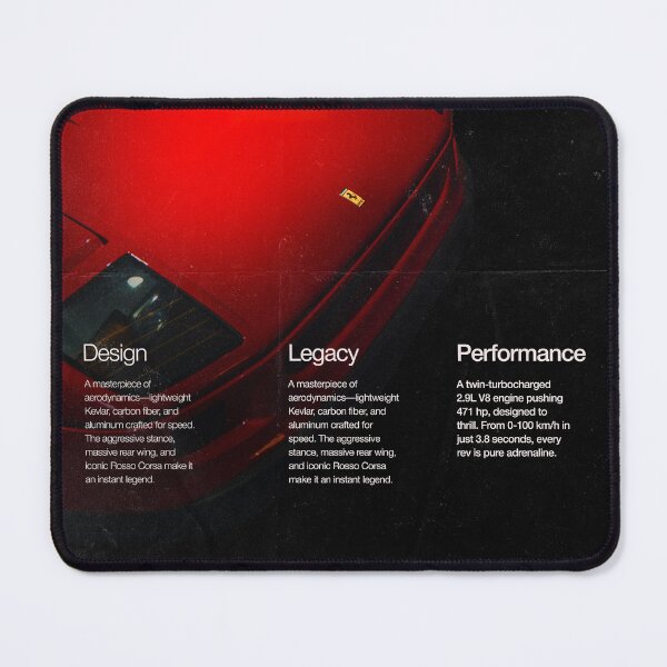 Item preview, Ferrari F40 Magazine Cover designed and sold by aliigal.