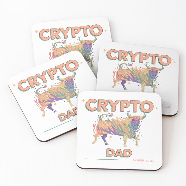 Item preview, Crypto Dad: Raising Bulls designed and sold by DTNT Shirts.