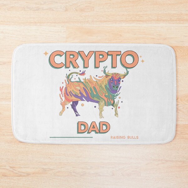 Item preview, Crypto Dad: Raising Bulls designed and sold by DTNT Shirts.