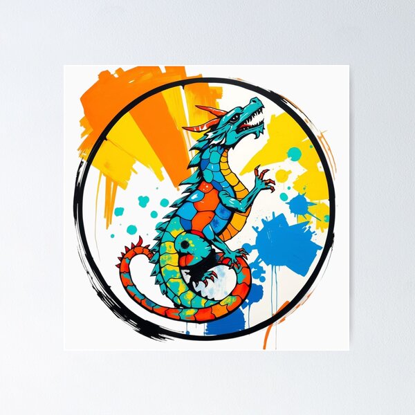 Item preview, Colorful Dragon designed and sold by Planetporridge.