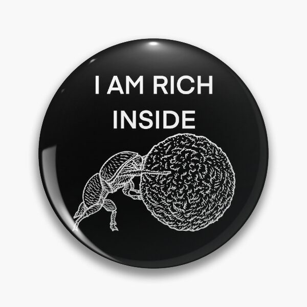 Item preview, I AM RICH INSIDE - THE DUNG BEETLE WORDS .5 designed and sold by lautir.