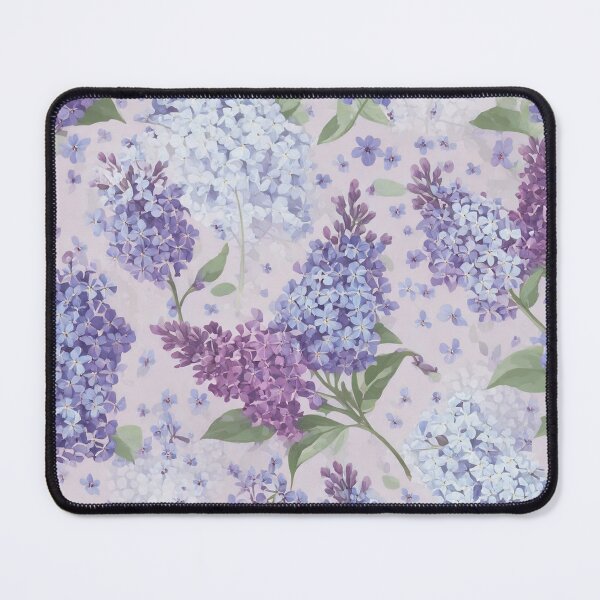 Item preview, lilacs floral watercolor pattern designed and sold by Designbes.