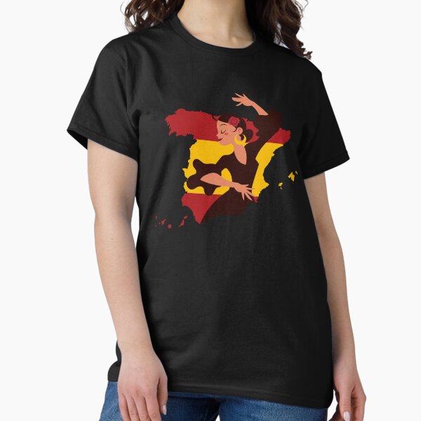 Vista previa del artículo con la obra «Bailaora de flamenco España», diseñado y vendido por Now's Good Designs.