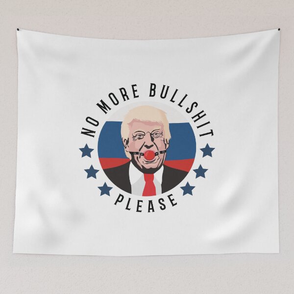 Item preview, No more bullshit, please! With an USA president designed and sold by gayishdesign.