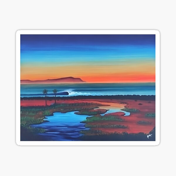 Vista previa del artículo con la obra «Playa San Miguel», diseñado y vendido por LaGaleriaNoia.