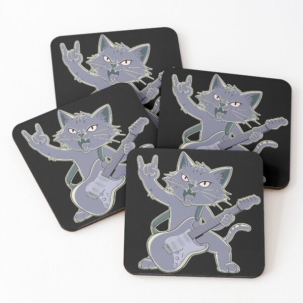Item preview, Rock Cat Playing Guitar designed and sold by ArthousePromos.