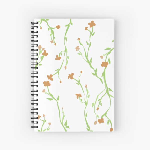Aperçu de l'œuvre Motif fleurs oranges créée et vendue par Helaia.