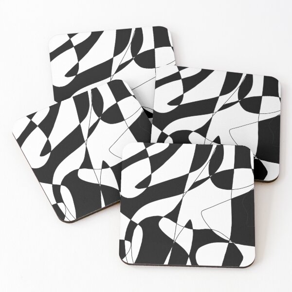 Item preview, Black and White Abstract Art  designed and sold by The Eva Creation .