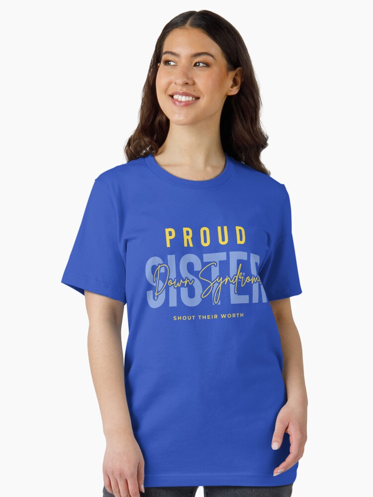 Thumbnail 2 of 7, Essential T-Shirt, Down Syndrome Sister designed and sold by hendrix2883.