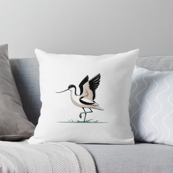 Item preview, Graceful Avocet Bird in Flight – Elegant and Dynamic Illustration designed and sold by cave-canvas.