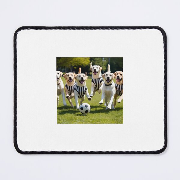 Item preview, Labradors love football too! Soccer and Dog Lovers - Newcastle United - Any dog, any colour designed and sold by Humour House Designs.