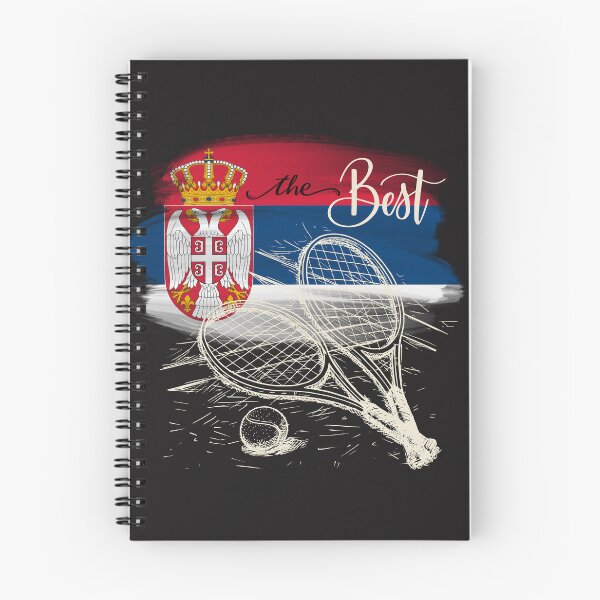 Item preview, Serbia Tennis best tennis player ever serbian flag designed and sold by Vesna7791.