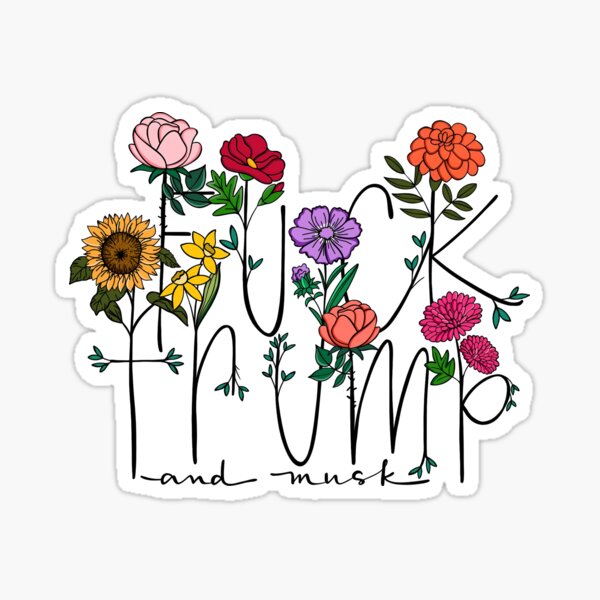 Item preview, Subtle “F*ck Trump & Musk” Bumper Sticker – Women’s Rights, Roe v Wade, Equal Rights Protest designed and sold by LittleNhutton.
