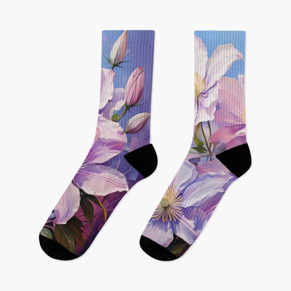 Item preview, Clematis Flowers designed and sold by SMartin.