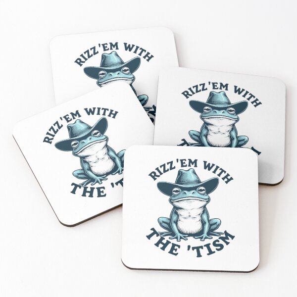 Item preview, Meme divertido de vaquero rana Rizz 'Em With The Tism designed and sold by Alex Songs.