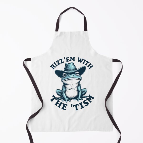 Item preview, Frog Cowboy Funny Meme Rizz 'Em With The Tism designed and sold by Alex Songs.
