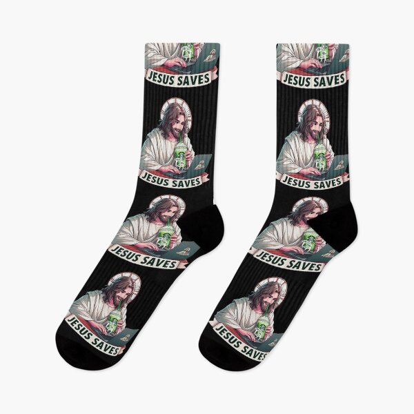 Item preview, Jesus Saves designed and sold by plushism.