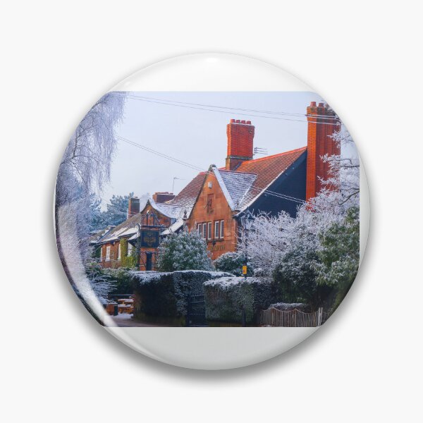 Item preview, Rams Head Inn in Grappenhall Village, South Warrington, Cheshire in winter designed and sold by Local gifts from HotpixUK .