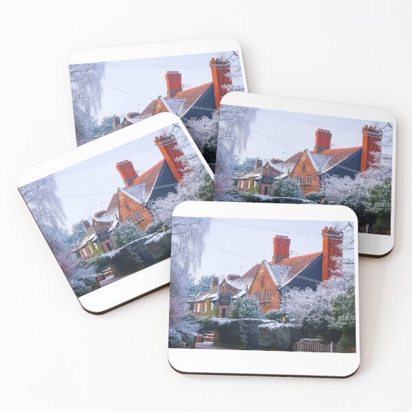 Item preview, Rams Head Inn in Grappenhall Village, South Warrington, Cheshire in winter designed and sold by Local gifts from HotpixUK .