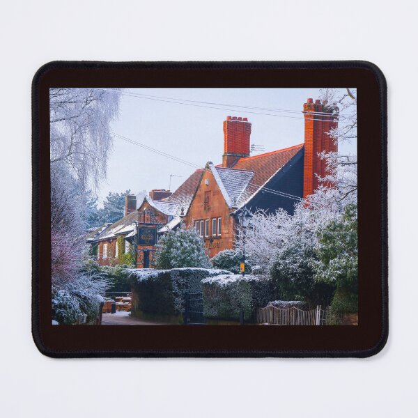 Item preview, Rams Head Inn in Grappenhall Village, South Warrington, Cheshire in winter designed and sold by Local gifts from HotpixUK .