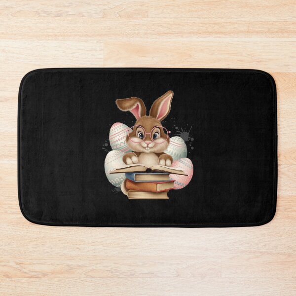Item preview, Easter Cute Reading Bunny Glasses Books Bookworm Reader Book  designed and sold by diyoor.