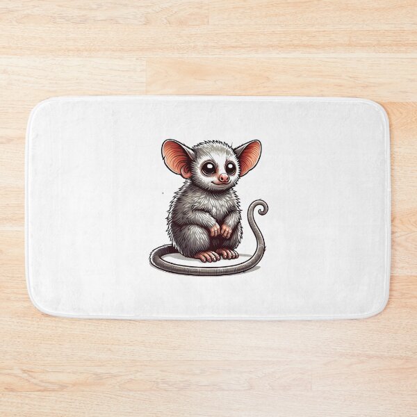 Item preview,  Cute and Fluffy Aye-Aye Lemur with Big Eyes and Curled Tail designed and sold by cave-canvas.