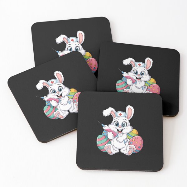 Item preview, Easter Nurse Bunny RN ICU ER NICU Nurse Squad Nursing Women  designed and sold by diyoor.