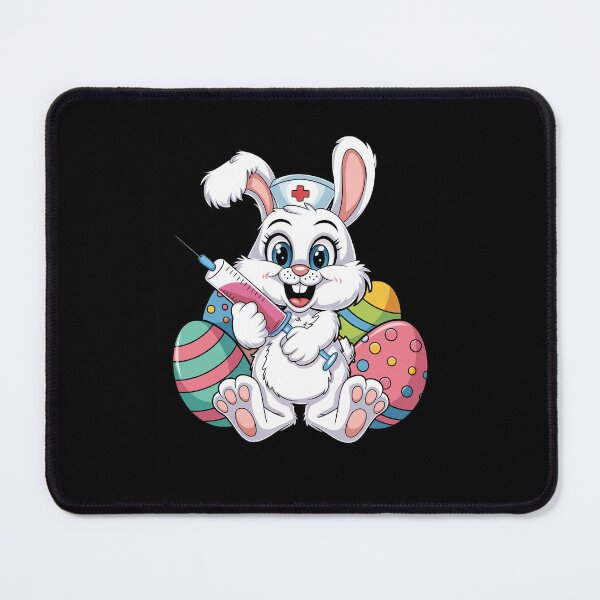 Item preview, Easter Nurse Bunny RN ICU ER NICU Nurse Squad Nursing Women designed and sold by diyoor.