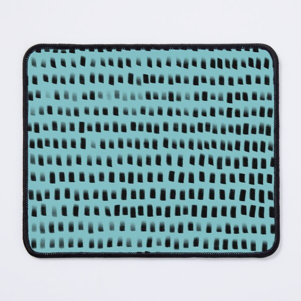 Item preview, Rows & Rows Pattern on turquoise background designed and sold by MKTplaceDesign.