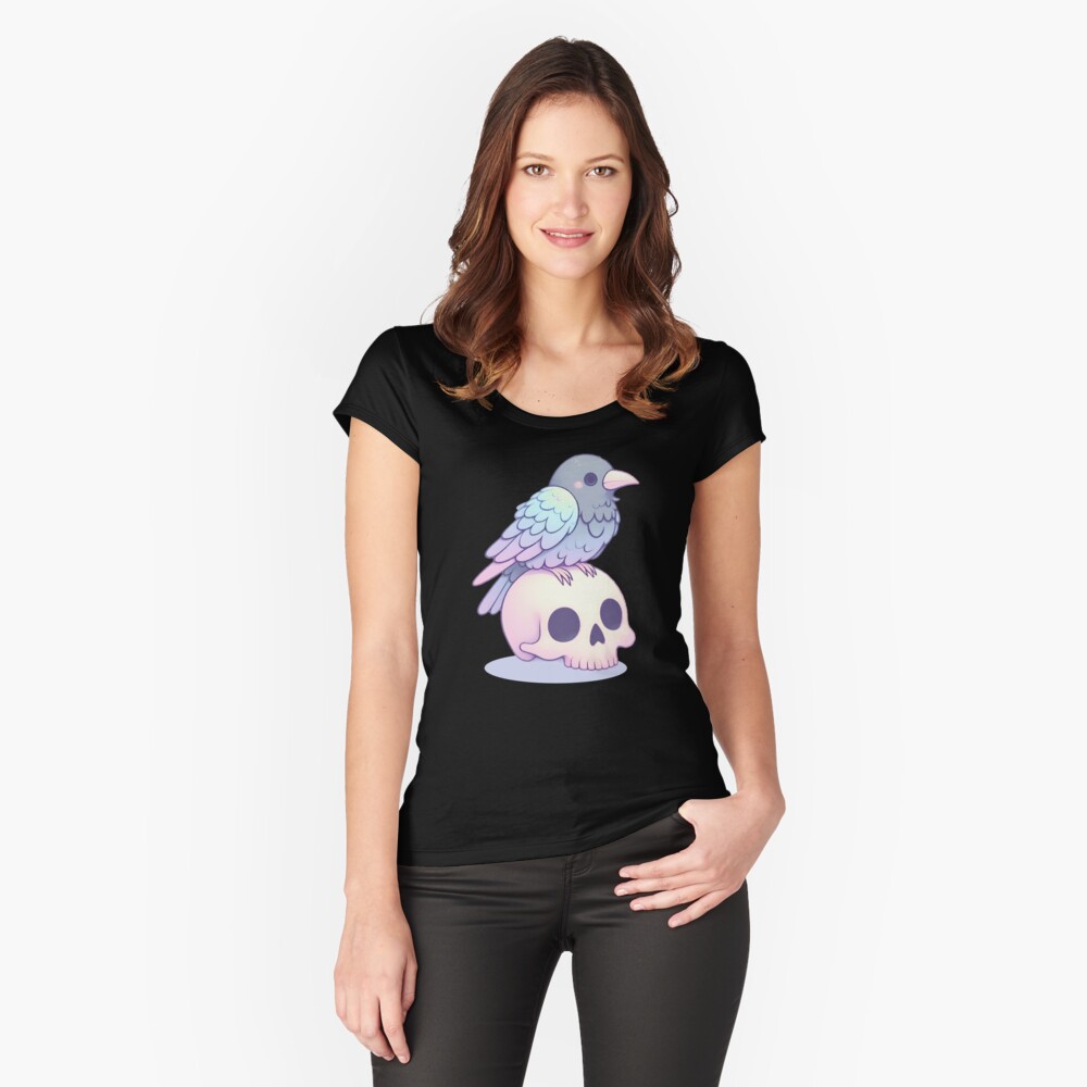 Item preview, Fitted Scoop T-Shirt designed and sold by Kawaii-n-Spice.