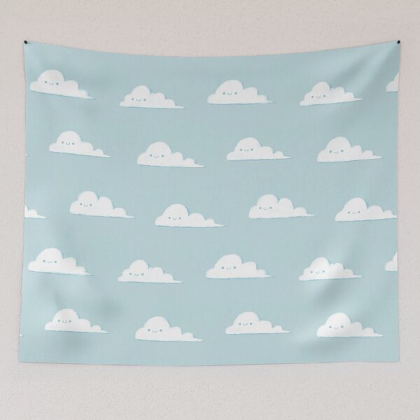Item preview, Happy Clouds 1 - c4dfe4 designed and sold by knitetgantt.
