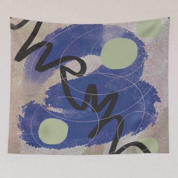 Item preview, Abstract Minimalistic Painting "Here I Am " designed and sold by AbstracticalCat.