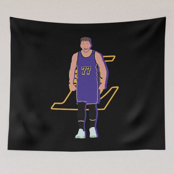 Item preview, Luka Doncic 77 Lakers vs Dallas Collage designed and sold by Jackshun.